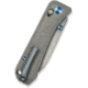 We Knife Co Ltd Weknife Bougie Banter Thumb Stud &amp; Crossbar Lock Knife Upscale Art Deco Styling On Gray Titanium Handle 2.91inch Gray Stonewashed Cpm S45vn Blade We24009-2 - WE24009-2