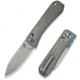 We Knife Co Ltd Weknife Bougie Banter Thumb Stud &amp; Crossbar Lock Knife Upscale Art Deco Styling On Gray Titanium Handle 2.91inch Gray Stonewashed Cpm S45vn Blade We24009-2 - WE24009-2