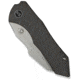 We Knife Co Ltd Weknife High-fin Xl Thumb Stud Knife Diamond &amp; Tiger Stripe Patterned Flamed Titanium Handle 3.48inch Polished Bead Blasted Cpm 20cv Blade We24010-4 - WE24010-4