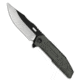 We Knife Co. WE Knife Co. Barracks Frame Lock Knife Dark Olive Titanium 3.9" Two-Tone, Green, Bohler M390, adult, BHQ-237101
