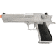 WE-Tech Desert Eagle .50 AE Full Metal Gas Blowback Airsoft Pistol by Cybergun, Silver, Medium, 090510 / CG-DE0101