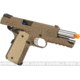 WE-Tech Full Metal 1911 Desert Warrior Socom 4.3 Airsoft Gas Blowback Pistol, Gun Only, Tan, WE-E011-T