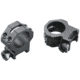 Weaver 1in Four Hole Skeleton Rifle Scope Rings, High, Matte Black 48361