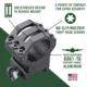 Weaver 1in Tactical Rings, XX-High, Matte 48353