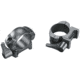 Weaver Lever-Lok Rifle Scope Rings, 1 in Tube, Medium, Matte, Black, 49325