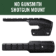 Weaver No Gunsmith Shotgun Saddle Mount, Black - Remington 870, 1100, 1187 - 48340