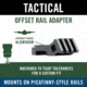 Weaver Offset Rail Adapter