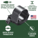 Weaver Rings Detachable Top Mount Rings, 30mm, High Extended Matte 49152