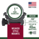 Weaver Sure Grip Detachable Rings 1in Medium Matte 49163