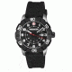 Wenger Mens Roadster Sport Watch w/ Black Dial, Black PVD Bezel, Black Rubber Strap 851.105