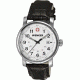 Wenger Urban Classic Silver Sunray Textured Dial, Brown Leather Strap 1041.101