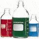 Wheaton Media Bottles, Graduated, Wheaton 219817 With Fluoropolymer Resin-Lined Cap