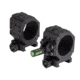 Wheeler Engineering Picatinny Rail Scope Rings, 1in, High, Black, 1099903