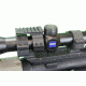 Wicked Hunting Lights 1in &amp; 30mm Picatinny Scope Tube Mount, Black, W2033