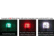 Wicked Hunting Lights A67iC 3-Color-In-1 Night Hunting Gun Light Kit, Green/Red/White, W2021