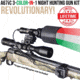 Wicked Hunting Lights A67iC 3-Color-In-1 Night Hunting Gun Light Kit, Green/Red/White, W2021