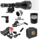 Wicked Hunting Lights ShotPro Ultra-Max LED Extreme Range Night Hunting Light Kit, White, W2094