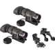 Wilcox G11 Night Vision Goggle Mount, TRYBE Optics PVS-14 GEN 3 White Phosphor Night Vision Monocular, Min 1600 FOM, 64-72 lp/mm, Regular, and TRYBE Optics PVS-14 Dual Bridge Mounting System