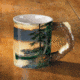 Wild Wings Sculpted Mug Summer Sunrise, Brown/Yellow, 8955712189