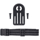 Wilder Tactical MHP Leg Strap Assembly w/ 1.5in Elastic Leg Strap, Cobra FM Buckle, Right Hand, Black, MHPLSABK150P