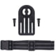 Wilder Tactical MHP Leg Strap Assembly w/ 1.5in Elastic Leg Strap, Cobra FM Buckle, Right Hand, Black, MHPLSABK150P