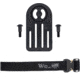 Wilder Tactical MHP Leg Strap Assembly w/ 1in Web Leg Strap, Cobra FM Buckle, Right Hand, Black, MHPLSABK1FM