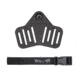Wilder Tactical MHP Leg Strap Assembly w/ 1.5in Elastic Leg Strap, Cobra FM Buckle, Right Hand, Black, MHPLSABK150P