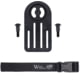 Wilder Tactical MHP Leg Strap Assembly w/ 1in Web Leg Strap, Plastic Buckle, Left Hand, Black, MHPLSABK1P-LH