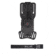 Wilder Tactical Modified QUBL, w/1.5in Elastic Leg Strap, Black, MQUBLLSBK150P