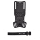 Wilder Tactical Modified UBL Low Ride 1in Leg Strap w/ QLS Receiver, Black, Cobra FM Buckle, MUBLLOWLSBK1FM