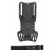 Wilder Tactical Modified UBL Mid Ride 1in Leg Strap w/ QLS Receiver, Black, Cobra FM Buckle, MUBLMIDLSBK1FM