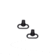 Wilder Tactical QD Sling Swivel, Single, Black, Universal, QDBK