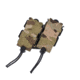 Wilder Tactical Urban Assault Rotating Double Pistol Extended Magazine Pouch, Duty UAB Clip, Multicam, UASEXRDPMCDBC