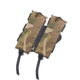 Wilder Tactical Urban Assault Rotating Double Pistol Extended Magazine Pouch, UAB Clip, Multicam, UASEXRDPMCBC