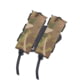 Wilder Tactical Urban Assault Rotating Double Pistol Extended Magazine Pouch, UAB Clip, Multicam, UASEXRDPMCBC
