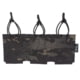 Wilder Tactical HITMAN GEAR SlickMag Triple AR-15 Pocket Placard, Fight Light Malice Clips, Multicam Black, HMGSMP03MCBUABMC