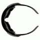 Wiley X CQC Goggles - Smoke and Clear Lenses, Matte Black Frame