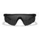 Wiley X Changeable Series Saber Advanced Safety Glasses, Matte Black Frame, Grey Clear Lens, 307