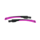 Wiley X Crush Matte Grey/ Deep Pink Temples, Clear, YFCRS03T