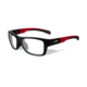 Wiley X Crush Sunglasses, Gloss Black/ Red Frame/ Clear, YFCRS01