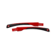 Wiley X Crush Sunglasses, Gloss Black/ Red Frame/ Clear, YFCRS01