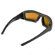 Wiley X Enzo Sunglasses, Matte Black Frame,Polarized Emerald Mirror Amber Lens CCENZ07