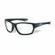 Wiley X Moxy Single Vision Prescription Sunglasses, Gloss Black Frame, SSMOX05FSV