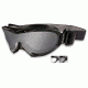 Wiley X Nerve Tactical Ballistic Goggles - Smoke/Clear Matte Black with Case, Strap