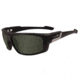 Wiley X Quake Sunglasses - Smoke Green Lenses, Black Frame SSQUA01