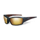 Wiley X Tide Single Vision Prescription Sunglasses, Matte Hickory Brown Frame, CCTID04SV