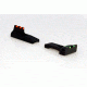 Williams Gun Sight Target Pistol Sights For Browning Buckmark, Rear Sight Length Over 1in, Green/Red, 70231