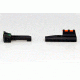 Williams Gun Sight Target Pistol Sights For Browning Buckmark, Rear Sight Length Over 1in, Green/Red, 70231