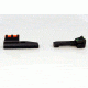 Williams Gun Sight Target Pistol Sights For Browning Buckmark, Rear Sight Length Over 1in, Green/Red, 70231