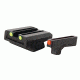 Williams Gun Sight Self Defense Pistol Sights For Ruger P-series, Excludes P-85, Green/Red, 56360